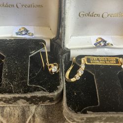 Black Hills Gold Ear Ring 10/11k