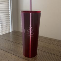 2021 Holiday Red & Pink Starbucks Cup