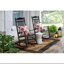 BRAND NEW Hampton Bay Wood Rocking Chair