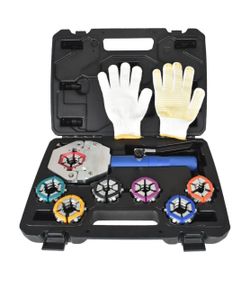 Hydraulic Crimper A/C Set IG-71500 A/C Hose Crimper Hydraulic A/C Crimping Tool