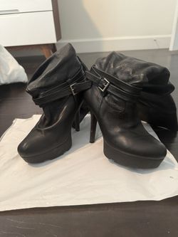 Studio F Leather Long Boots