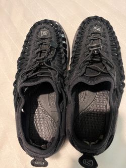 KEEN Uneek Woven Sandals Black-size 9
