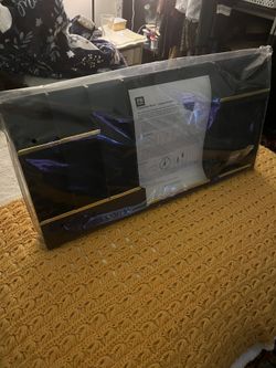 Pottery Barn Dorm Hanging Desk Organizer Black And Gold