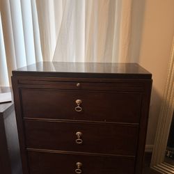 Modern Wood Nightstand 