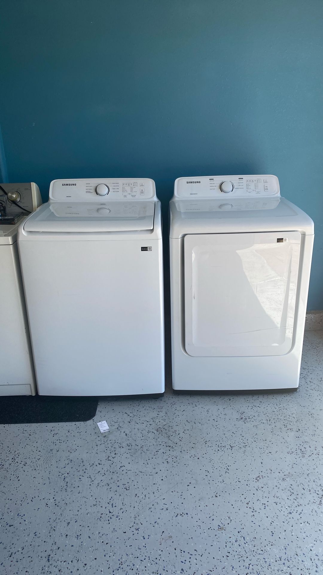 Washer and Dryer 