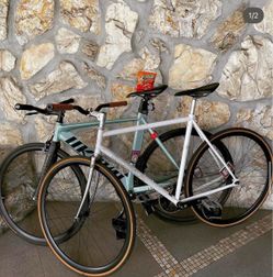 Unknown and soma fixie bikes