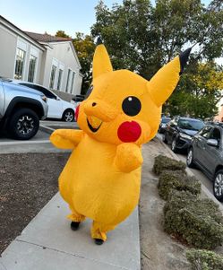 Pikachu inflatable costume