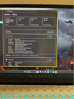 Dell Alienware M-series or X-series high-performance gaming laptop
