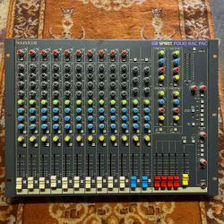 Soundcraft Spirit Folio Rac Pac Studio Mixer Recording Console Mix Desk (not Tascam Mackie 1604 Mixing)