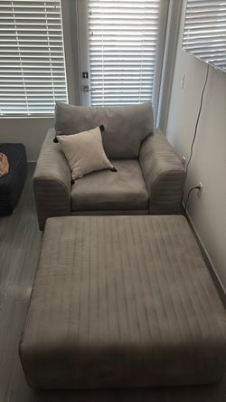 Sofa Chair & Ottoman