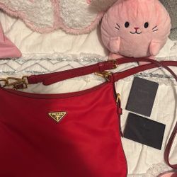 Red Prada Cross Body 