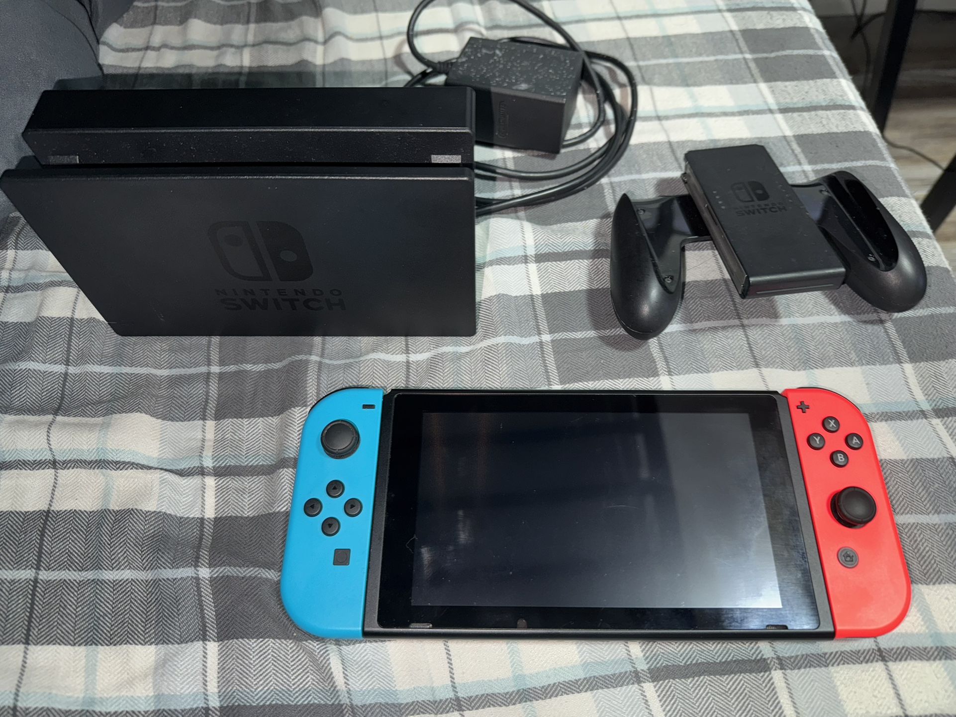 Nintendo Switch Red/Blue With Dock And Joystick