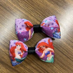 The Little Mermaid Hair Bows