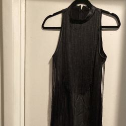 Black Leather Pants Romper 
