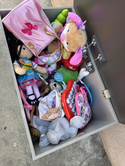Kids Toy Box With Toys