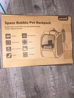 Space bubble pet backpack brand pet cute