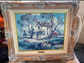 Marty Bell signed & no. 151/750 “Love Tide” lithograph Artist signed, COA