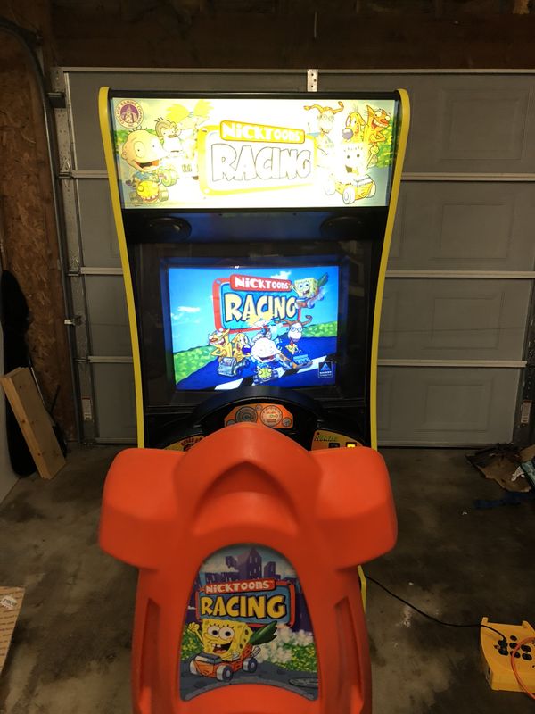 Nicktoons Racing Arcade Game For Trade For Pinball Machine For