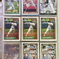 Jose Canseco Card Collection 