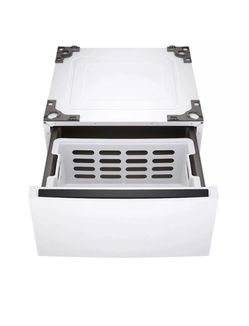 New LG 27 Inch Pedestal Storage Drawer WDP6W in White