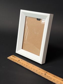 White Wood Photo Picture (4.5”x3”) Frame