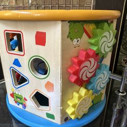 Giant Wooden 8in1 Skill Building Cube