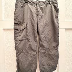 Columbia PFG | Women Capri | Size 14 | Dark Gray 