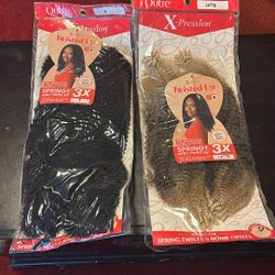 2pks Afro Puff Twist Up - 1 Pk Is Missing A Bundle