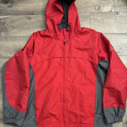 PACIFIC TRAIL WOMEN'S RED JACKET MEDIUM WINTER WINDBREAKER SNOW FLANNEL LINED