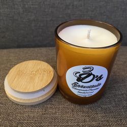 3D’s Essentials 100% Natural Coconut Soy Wax Blend Candle “Sandalwood Scent” 7 oz.