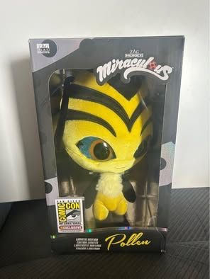 🔥San DiegoComic Con 2023 Exclusive Miraculous Ladybug 10" Kwami Plush POLLEN