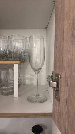 Set of 4 champagne glasses