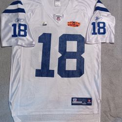 Peyton Manning Jersey Men's Size Medium Super Bowl 44 Logo 
