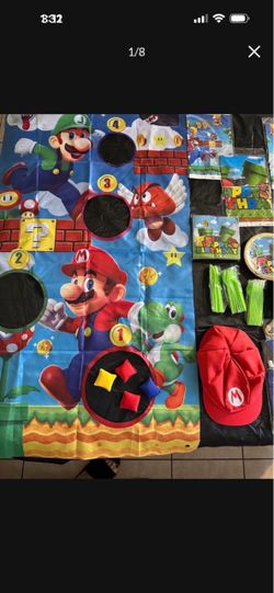 Mario Brothers party supplies