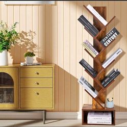 8 Tier Storage Rack for Home Office, Living Room, Bedroom, Reading Spot,