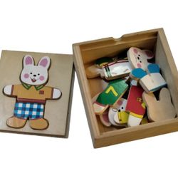 Wood Bunny Puzzle 