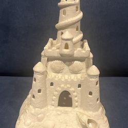 Partylite Large Porcelain Sandcastle Candle Holder