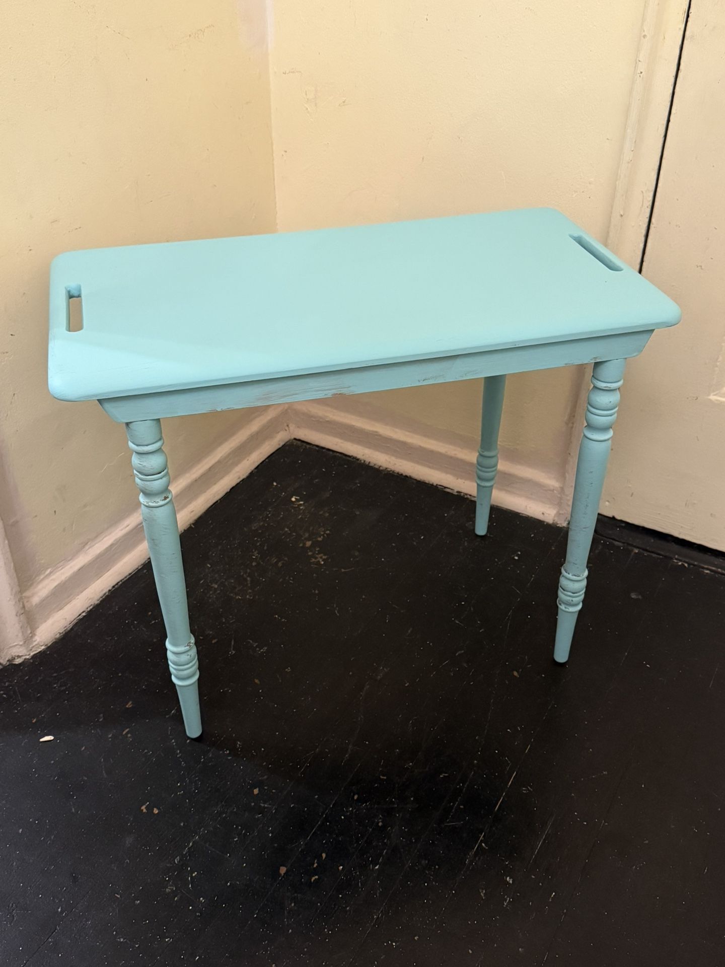 Turquoise End Table