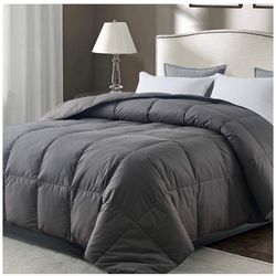 GRAY GOOSE COMFORTER 100% Cotton KING SIZE