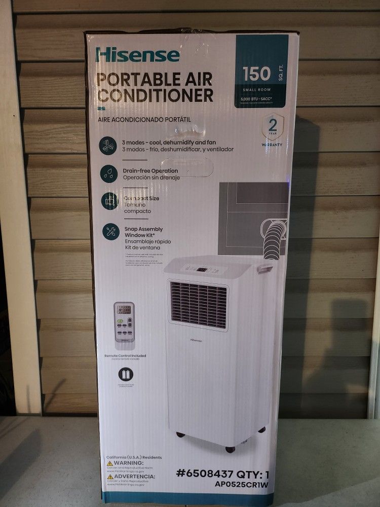 Hisense Portable Air Conditioner -BRAND NEW