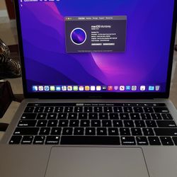 macbook pro in perfect condition with touchbar