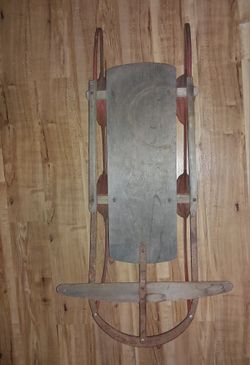 Vintage Snow Sled. Mid Century Era