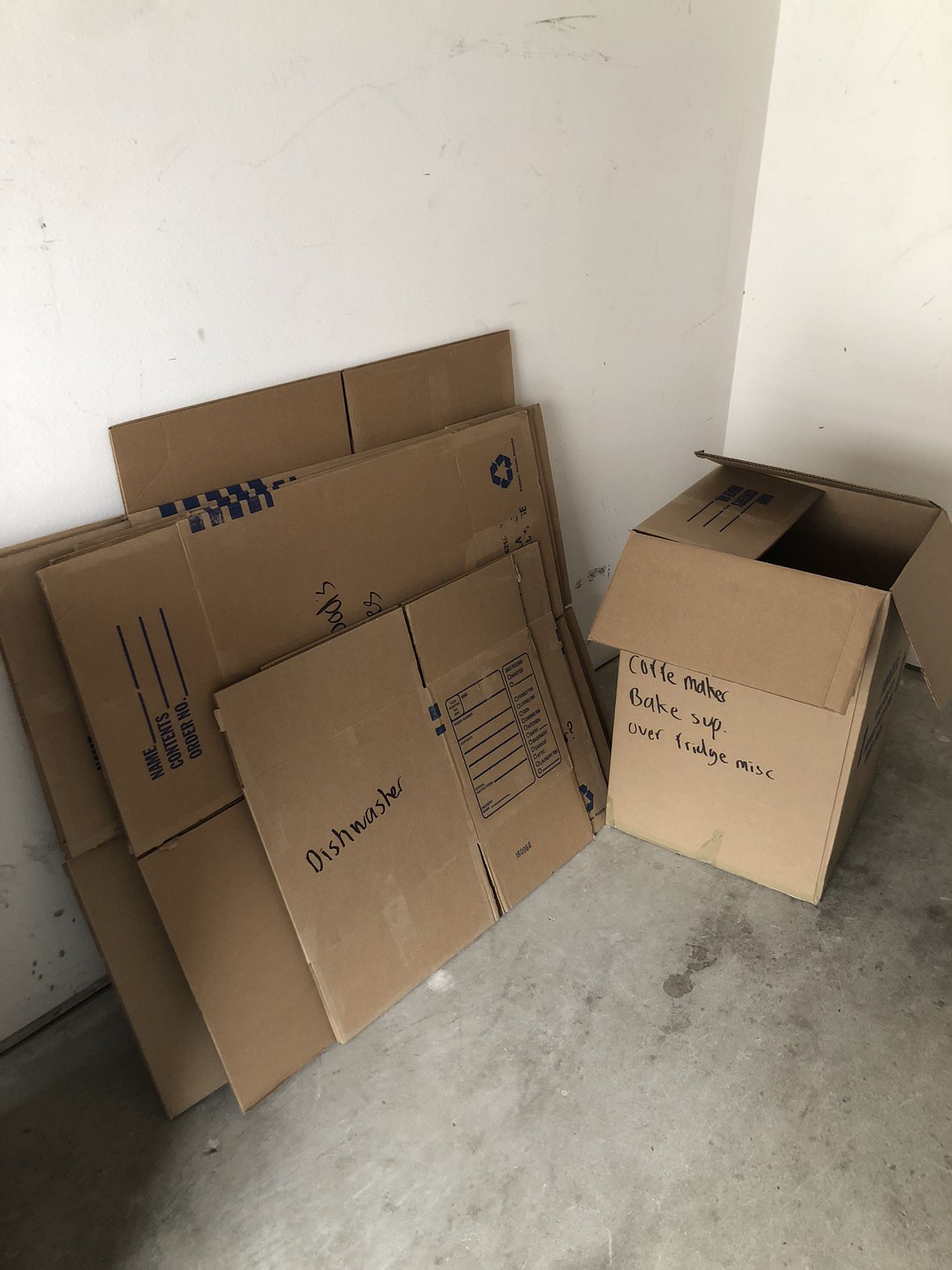 Assorted Moving Boxes