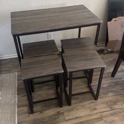 Table Set 4 Chairs