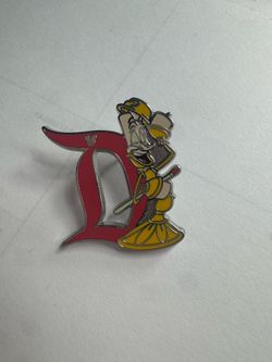 Hidden Mickey D Disney Pin