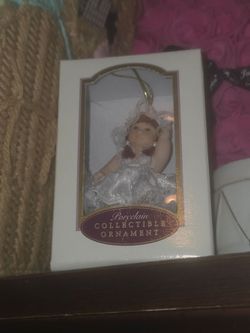 Vintage Hand Painted Ornament Porcelain Doll