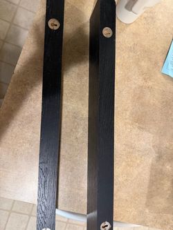 Black shelving