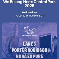 We Belong Here 2 Tickets!