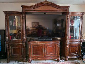 Beautiful Curio Cabinets (tv not Included)