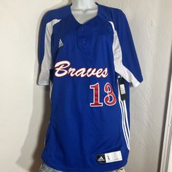 Atlantic braves jersey #13 new with tags large